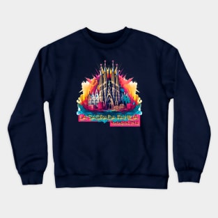 La sagrada familia by Monumental.Style Crewneck Sweatshirt